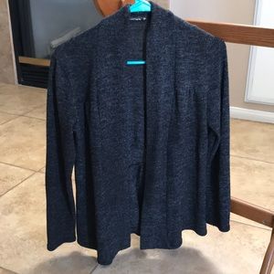 Carol Rose dark gray cardigan
